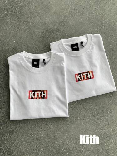 KITH Classic Logo Print Short Sleeve T-Shirt White