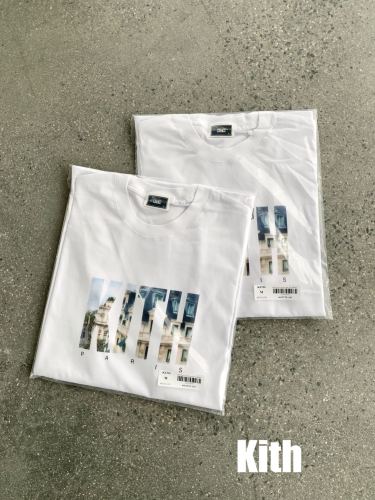 KITH Cotton Loose Letters Short Sleeve T-Shirt 