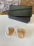 Dior Large Gold Frame Sunglasses