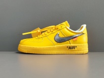 Off-White X Nike Air Force 1 LOW X＂University Gold＂DD1876-700