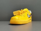 Off-White X Nike Air Force 1 LOW X＂University Gold＂DD1876-700