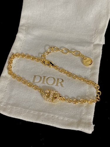 New Dior CD Full Diamond Bracelet
