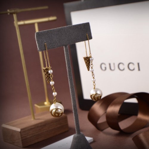 Gucci Ice Cream Retro Full Diamond Earrings