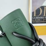 Loewe New Flamenco Knot Drawstring Lychee Pattern Shopping Bag Size: 29*23*11cm