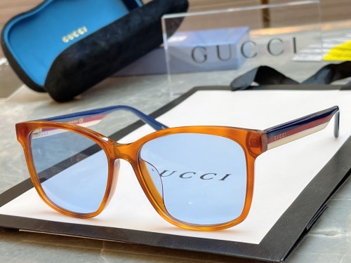 Gucci GG0417SK Square Three Color Temples Sunglasses Size:56口17-145