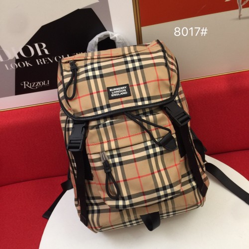 Burberry New Nylon Breathable Backpack Size；34x17x40