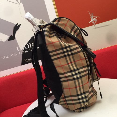 Burberry New Nylon Breathable Backpack Size；34x17x40