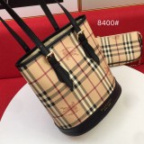 Burberry Classic Bucket Bag Free One Small Bag Size: 26*24*16  Small Bag Size: 18*11