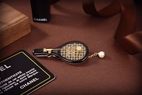 Chanel Badminton Racket Brooch