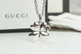 Gucci Four Leaf Clover G Letter Necklace