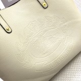 Burberry Embossed Badge Zipper Inner Pocket Handbag Size: W35 x H29 x D12cm