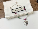 Gucci Heart Shaped Flower Bird Heart Eye Bracelet