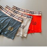 Burberry Fashion Logo Men's Breathable Cotton Underpants