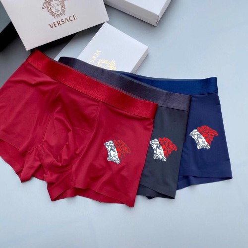 Versace Classic Logo Men's Breathable Cotton Underwear