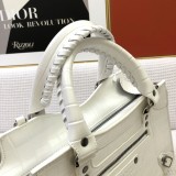 Balenciaga Crocodile Trapezoid Handbag Size 25x33x13x20cm