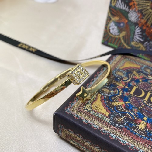 Dior Classic Vintage Open Letter Bracelet