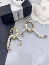 Chanel New Asymmetrical Pearl Earrings