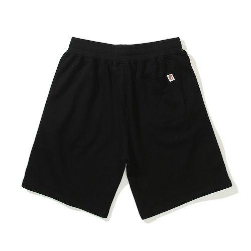 BAPE/A/Bathing Ape Unisex Breathable Sports  Sweat Shorts Casual Black Shorts