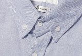Thom Browne Cotton Oxford Classic Cuff Three Color Long Sleeve Shirt