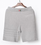 Thom Browne Knitted Jacquard Casual Short Sleeve Track Pants