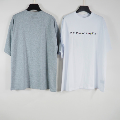 Vetements Men Women INS Art Font Short Sleeve T-Shirt