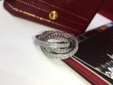 Cartier Three Rings Diamond Ring