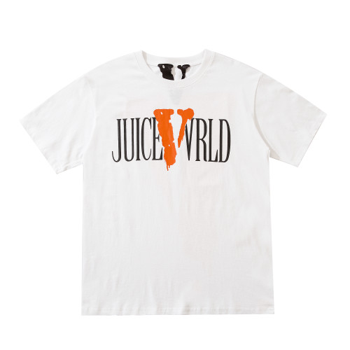 Vlone X Juice Wrld Men Women Fashion Short Sleeve T-Shirt