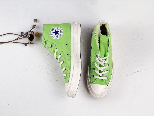 CDG x Convers Chuck Taylor All Star 70 High Canvas Shoes
