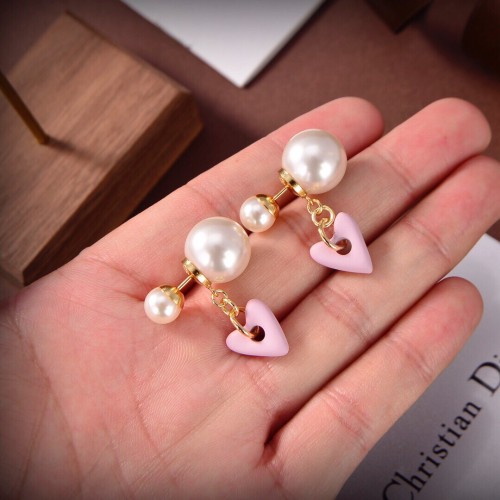 Dior Pearl Pink Stud Earrings