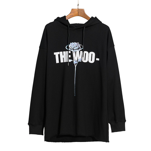 New VLONE THE WOO- Men Women Hip Hop Hoodie Casual Cotton Sweatshirt