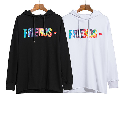 New VLONE X FRIENDS Colorful Hip Hop Hoodie Casual Cotton Sweatshirt
