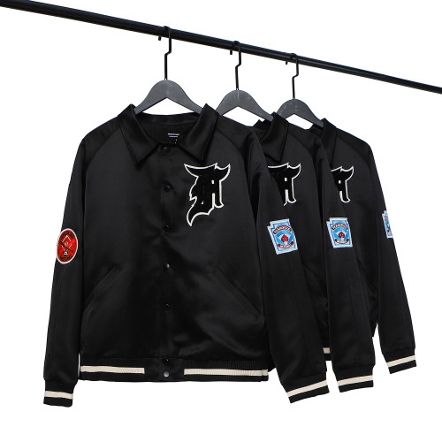FEAR OF GOD ESSENTIALS High Street Fashion Flight Jacket Black