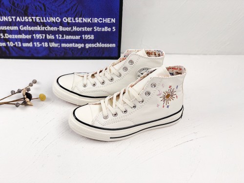 Converse Future Is Brigh Embroidered High Canvas Shoes