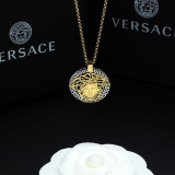 Versace Medusa Head Hollow Engraved Necklace