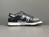 Quartersnacks x Nike SB Dunk Low＂Zebre＂Black/White DM3510-001