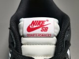 Quartersnacks x Nike SB Dunk Low＂Zebre＂Black/White DM3510-001