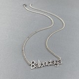 Balenciaga Letter Fashion Vintage Necklace