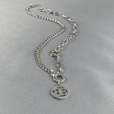 Balenciaga Double B Simple Necklace
