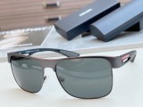 Prada Classic Red Striped Square Sunglasses Size:62口16-135