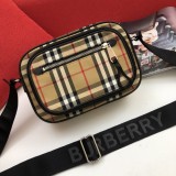 Burberry Check Crossbody Camera Bag Size 21×10×15.5cm