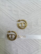 Dior Classic CD Logo Antique Stud Earrings