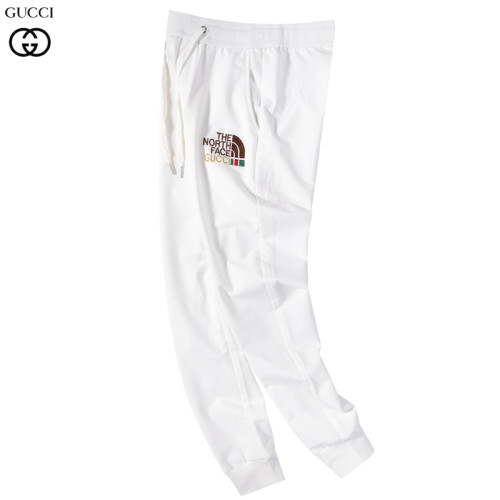 Gucci Embroidered Monogram Logo Sports Casual Trousers