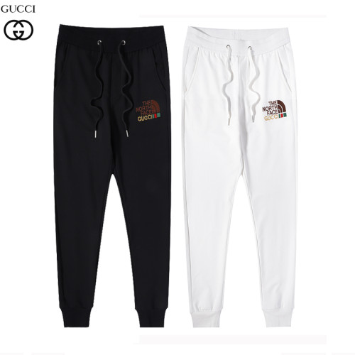 Gucci Embroidered Monogram Logo Sports Casual Trousers