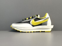 Fragment Design xSacai x Nike LDWaffle＂Light Smoke Grey‘’ Black/Yellow/White DJ4877-001