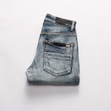 Amiri Shredded Slim Fit Jeans Pants 8290