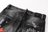 Dsquared2 Splash Ink Hole Slim Fit Jeans pants 8297
