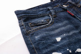 Dsquared2 Men's Classic Splash Ink Slim Fit Jeans Pants 8283