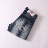Dsquared2 Cassic Splash Ink Slim Fit Jeans Pants 8250