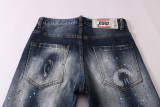 Dsquared2 Cassic Splash Ink Slim Fit Jeans Pants 8250