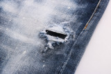 Dsquared2 Fashion Hole Slim Fit Jeans Pants 8279